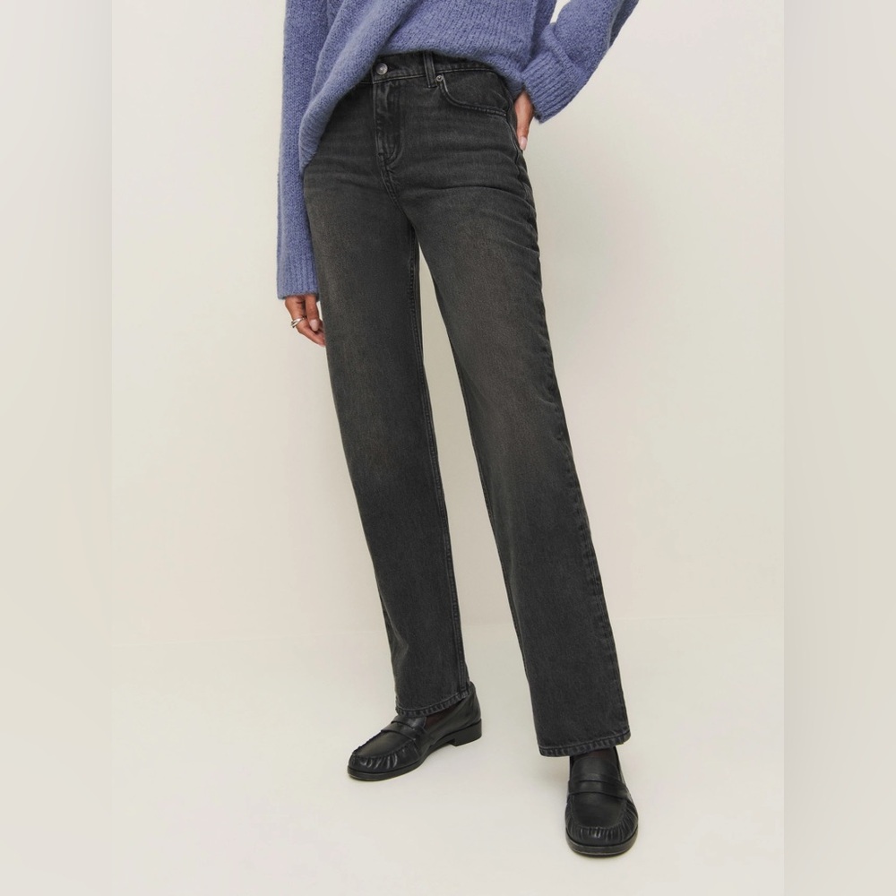 NWT Reformation low-mid rise straight jeans - 27